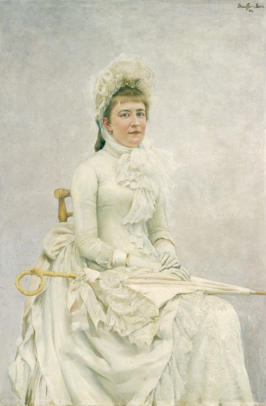 Karl Stauffer-Bern: Bildnis Lydia Welti-Escher (1886)