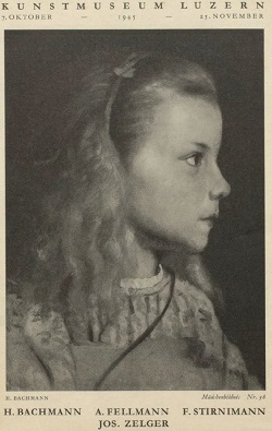 Kunstmuseum Luzern, Katalog Ausstellung 1945: H. Bachmann, A. Fellmann, F. Stirnimann, Jos. Zelger