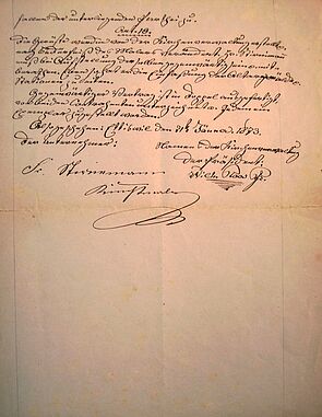 Vertrag zwischen der Kirchenverwaltung Ettiswil und Friedrich Stirnimann, 21. Januar 1873: Seite 3