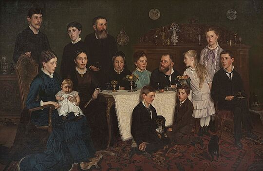 Werk Familienbild Jost Meyer-am Rhyn