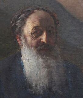 Friedrich Stirnimann: Es will Abend werden (Selbstbildnis), 1900 (Ausschnitt)