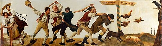 Werk Kilbi Kirchweih im Kanton Luzern: Prügelszene