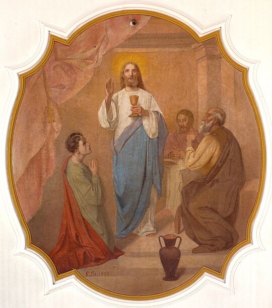 Werk Pfarrkirche Romoos LU: Emmausjünger