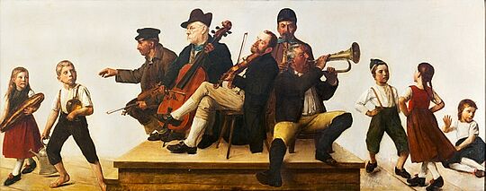 Werk Kilbi Kirchweih im Kanton Luzern: Musikanten und Kinder