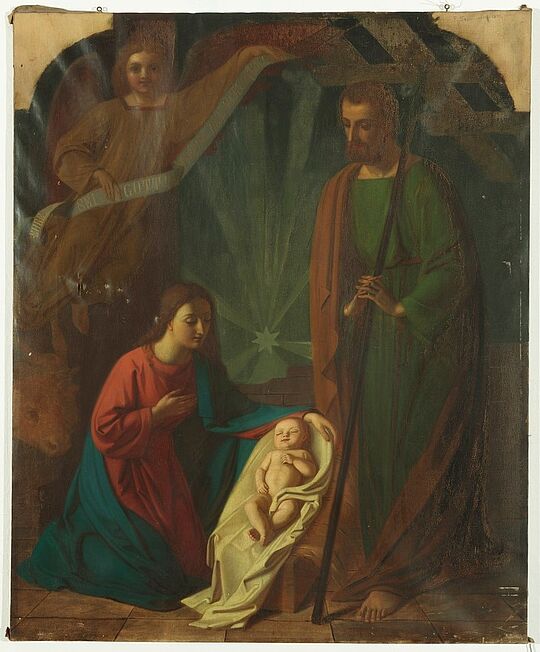 Werk Pfarrkirche Appenzell AI: Geburt Christi im linken Seitenaltar