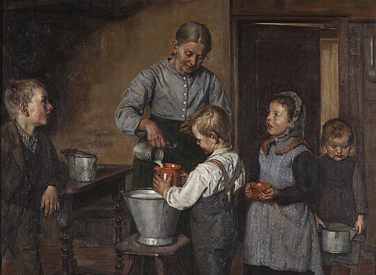 Werk Milchausmessen (im Canton Luzern) / Mesurage du lait dans le canton de Lucerne